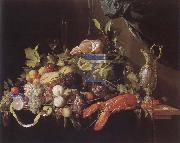 IL Pensionante del saraceni Muse ice national style life with fruits and lobster USA oil painting reproduction